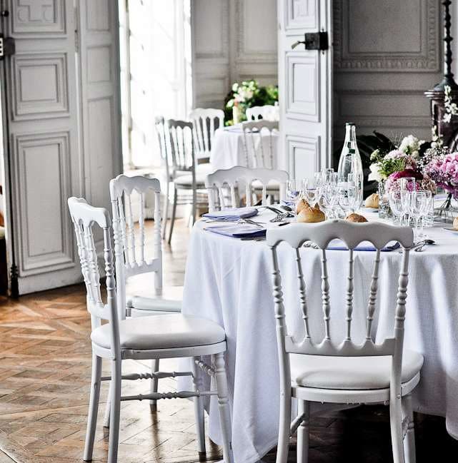 Chaise Napoléon Bois Blanc