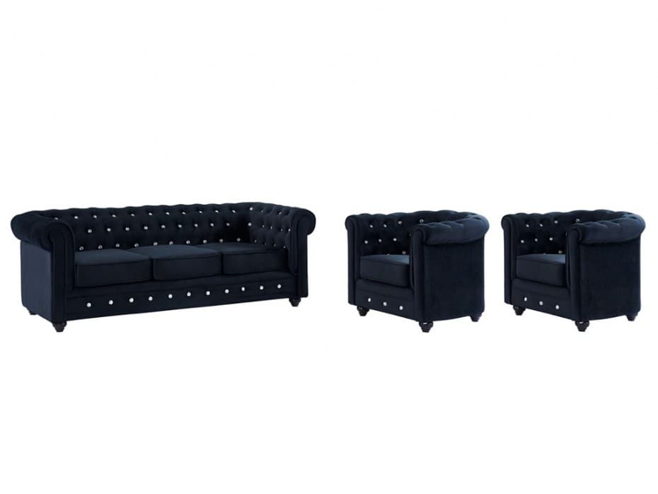 Chesterfield Diam Velours