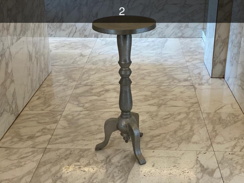 Guéridon Baroque Or — vue 2