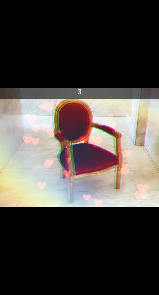 Fauteuil Baroque Rouge/Or — vue 2